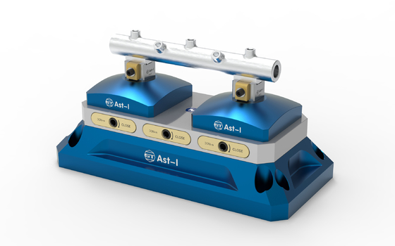 ダブテール 5 軸 CNC バイス アルミ製精密フライスバイス YW50-52