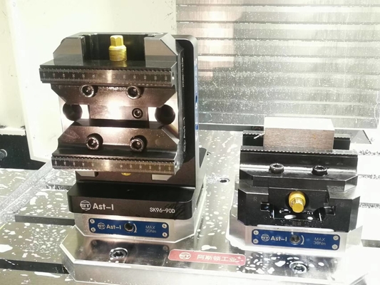 0.005mm マシン ゼロポイント ワークホールディング 硬質鋼 22KN ロック力 アルミニウム