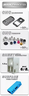 POM CNC 加工部品 チタン メッキ CNC 加工部品 SGS