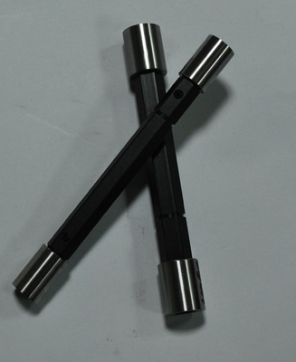 Q345B検査ツールを黒くする90mmの金属鋼CNC機械加工部品