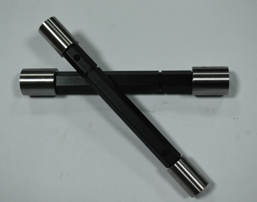 Q345B検査ツールを黒くする90mmの金属鋼CNC機械加工部品
