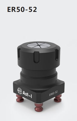 ER50-52 ERのコレット チャックはクイック チェンジ4つの穴のゼロ ポイントが付いている顎を鋸歯状にした